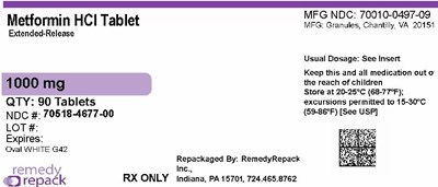 Mm1 (Metformin HCl 1000mg 70518 4677 00)
